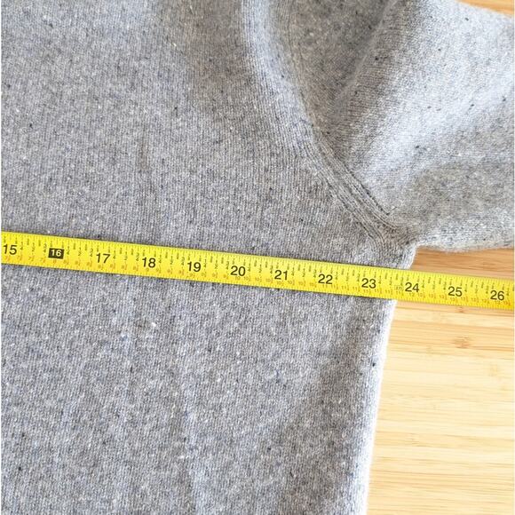 Marine Layer Gray Merino Wool Crew Long Sleeve Sweater, size L - Picture 4 of 7